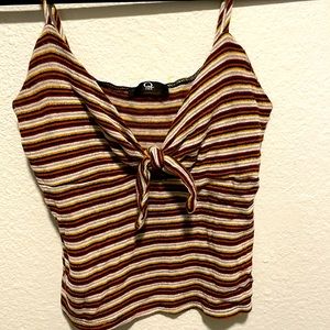 Stripped sailor spaghetti strap